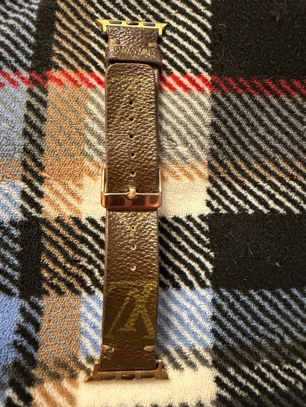 Designer Monogram Canvas Brown Apple Watch Band - Gold Hardware
Louis Vuitton